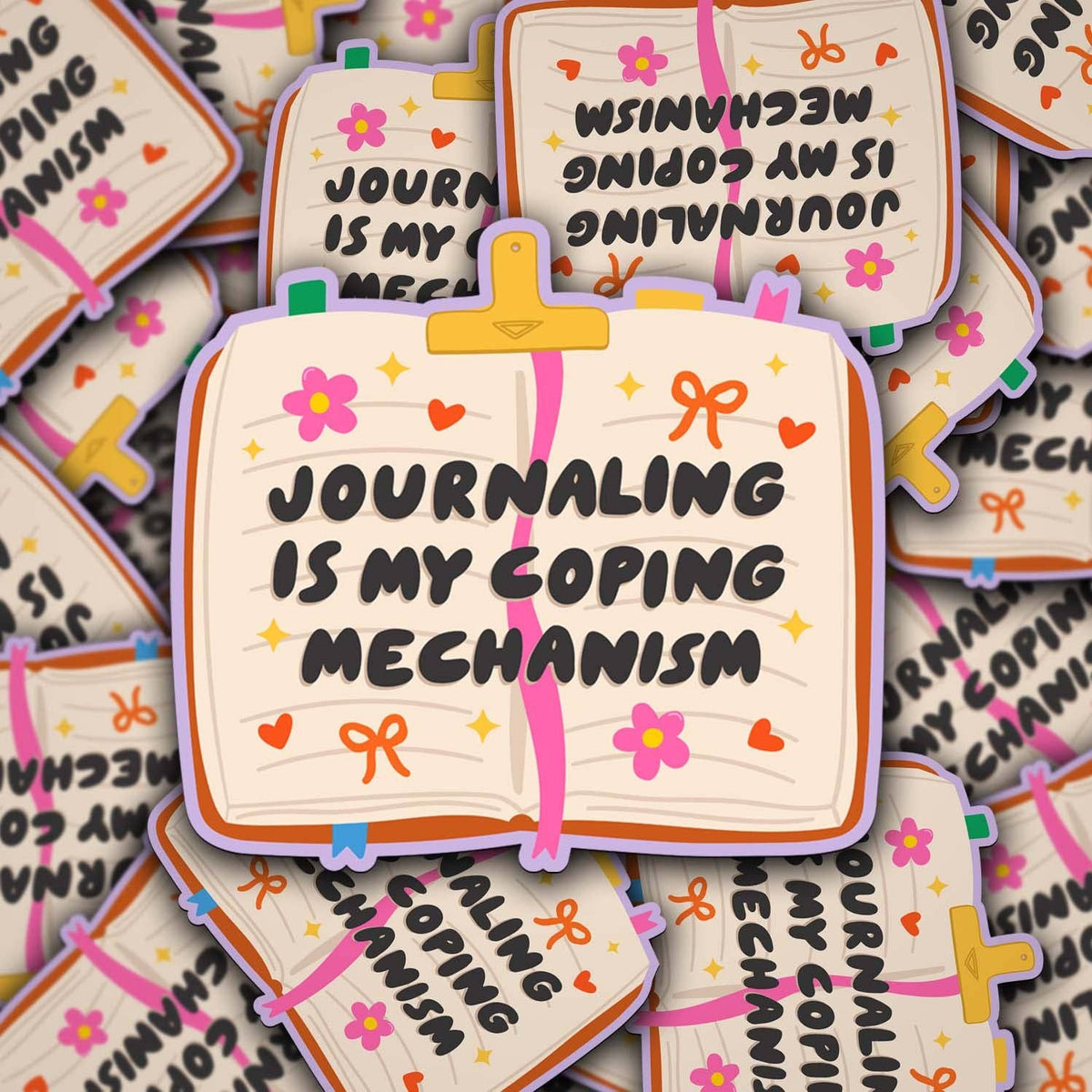 Journaling Is My Coping Mechanism Sticker