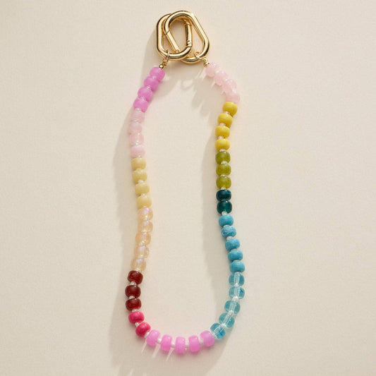 Colorful Beaded Bag Charm