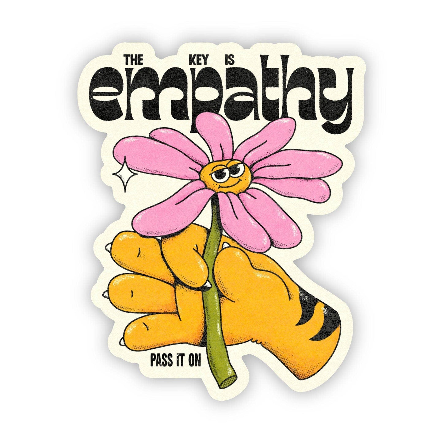 The Key Is Empathy Sticker