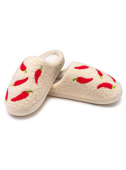Spicy Chili Pepper Indoor/Outdoor Slippers