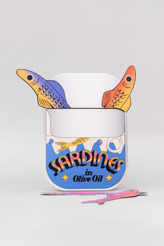 Sardines in a Can Bookmark Set