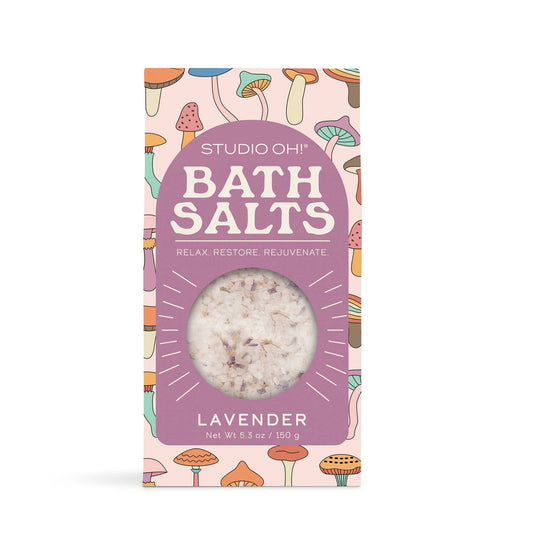 Lavender Scented Bath Salts - Mushroom Melody