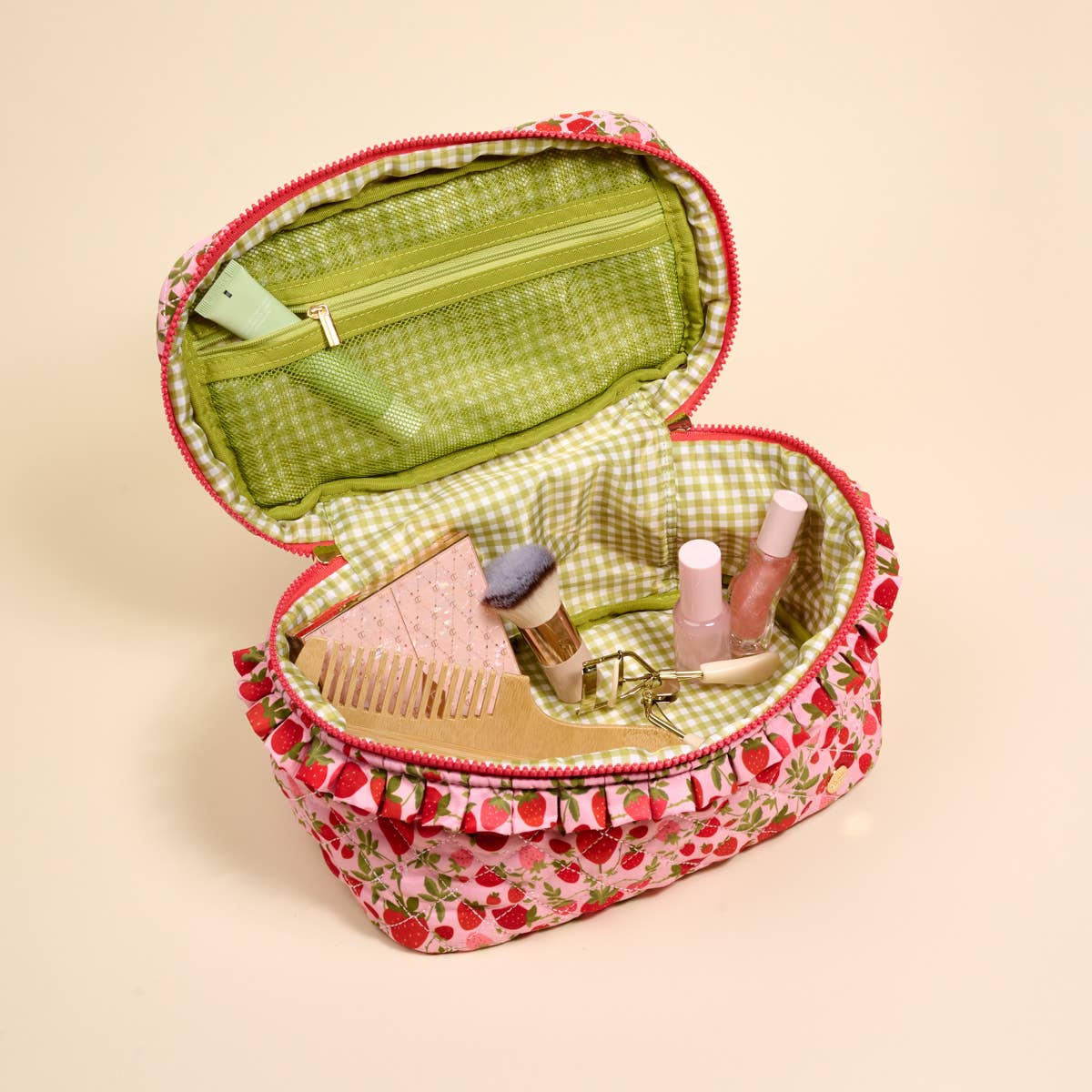 Strawberry Fields Glam & Go Cosmetic Bag