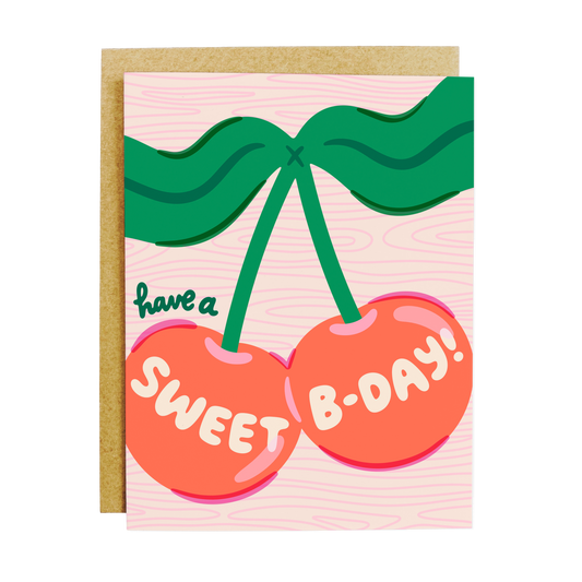 Cherry Sweet Birthday Card