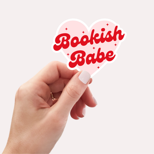 Bookish Babe Sticker