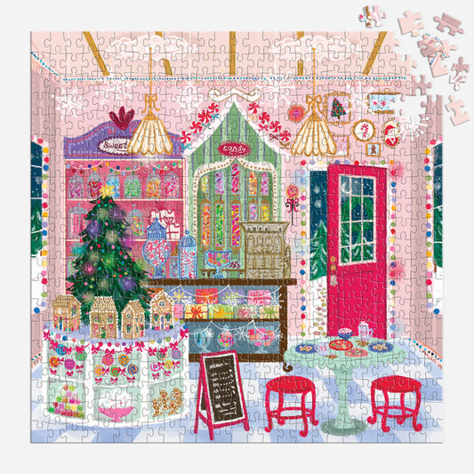 Joy Laforme Gingerbread Cottage 500 Piece Puzzle