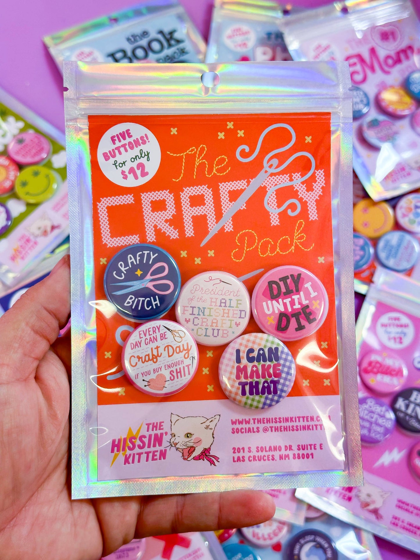 The Crafty Pack Magnet 5-Pack