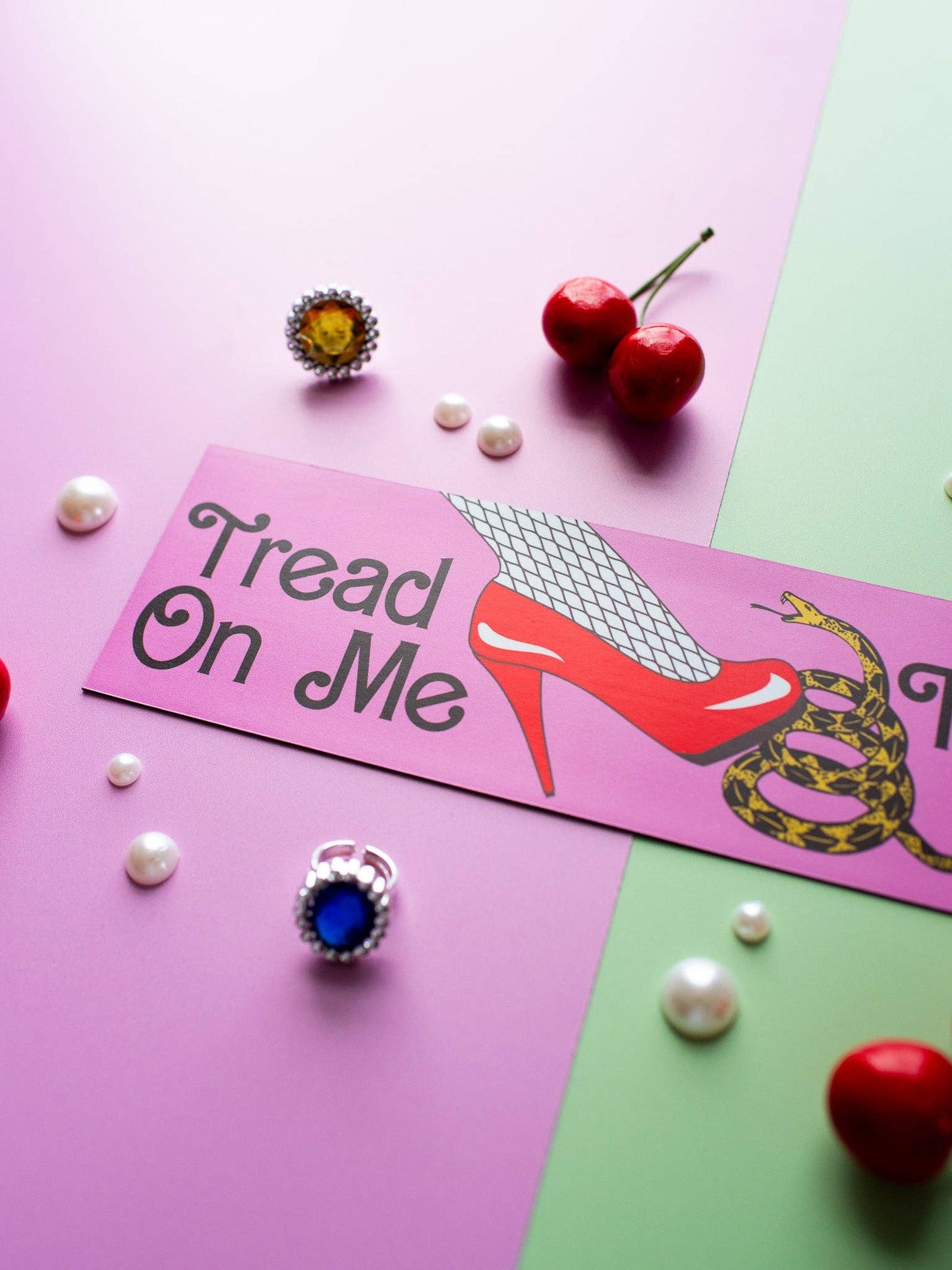 Tread On Me Bumper Magnet
