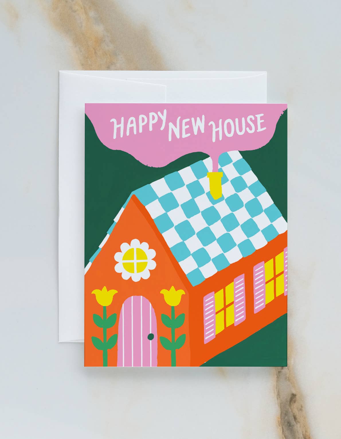 Happy New House Card