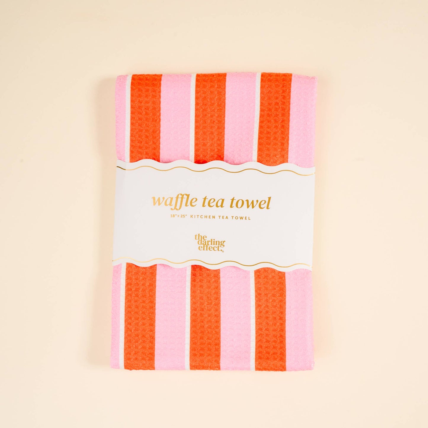 Sicily Stripes Pink Tea Towel