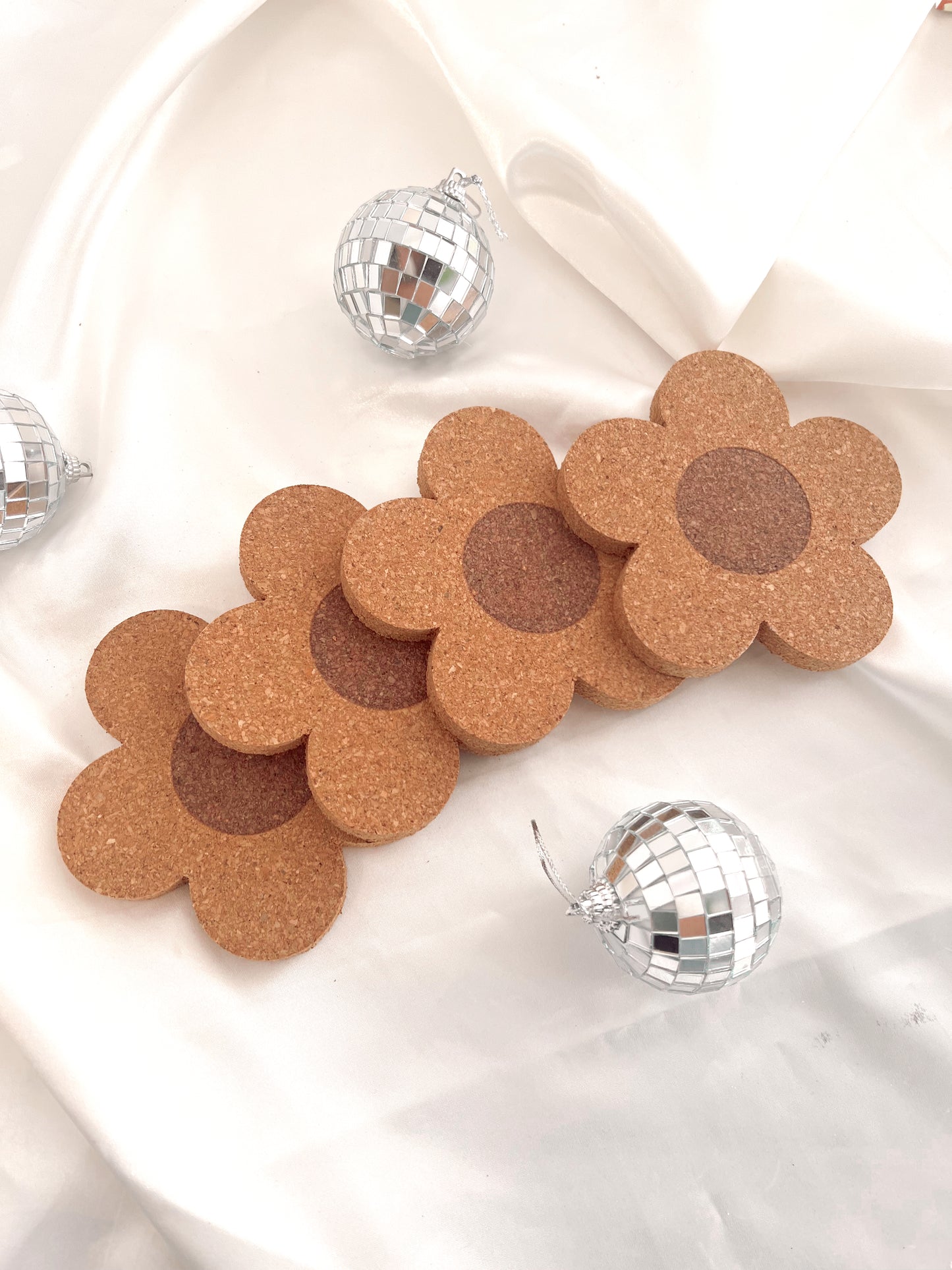 Flower Coasters (Pack of 5)