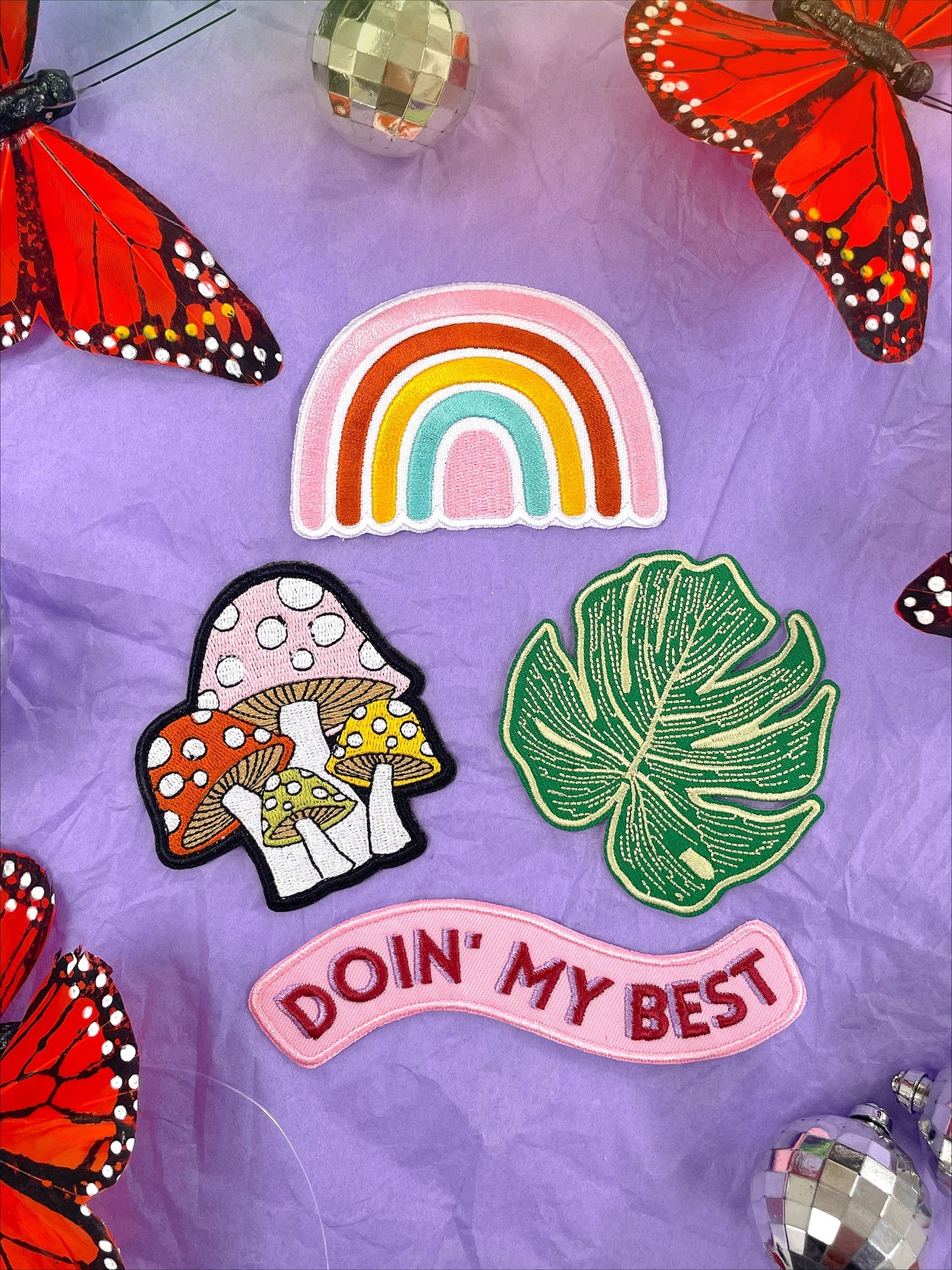 Rainbow Iron-On Patch