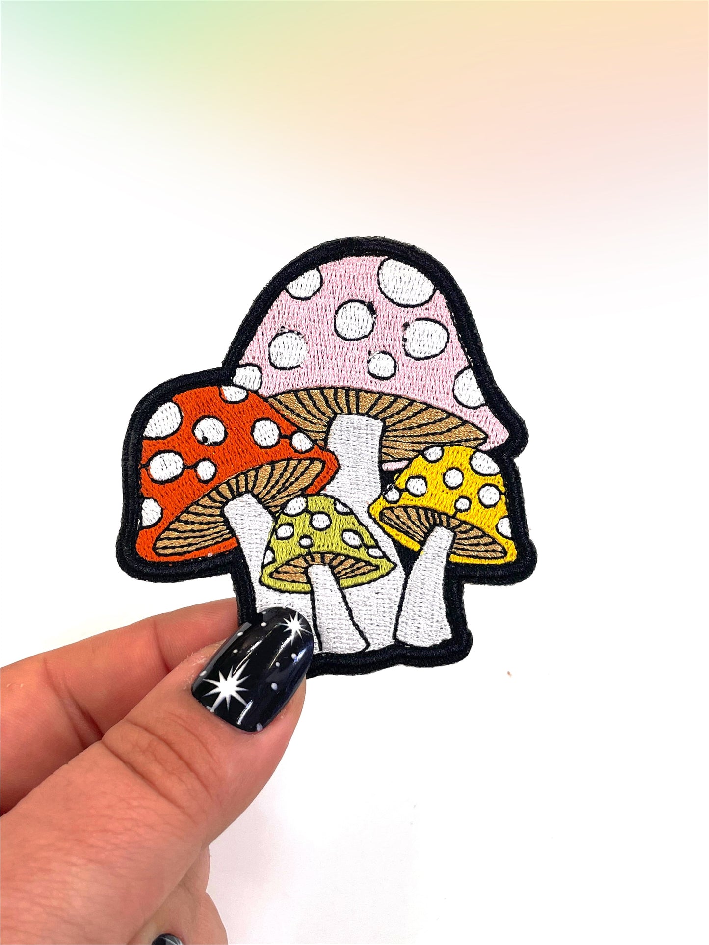 Mushroom Iron-On Patch
