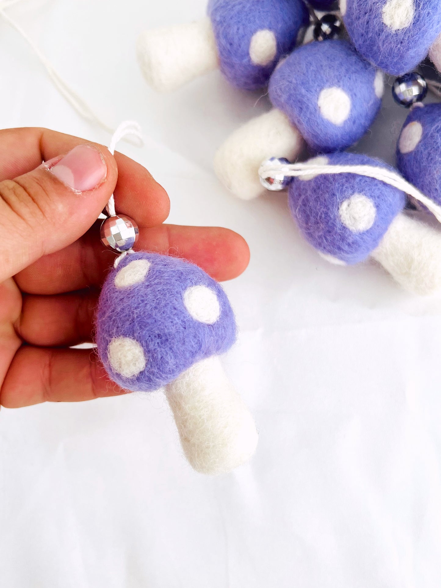 Felt Mushroom Car Hanger