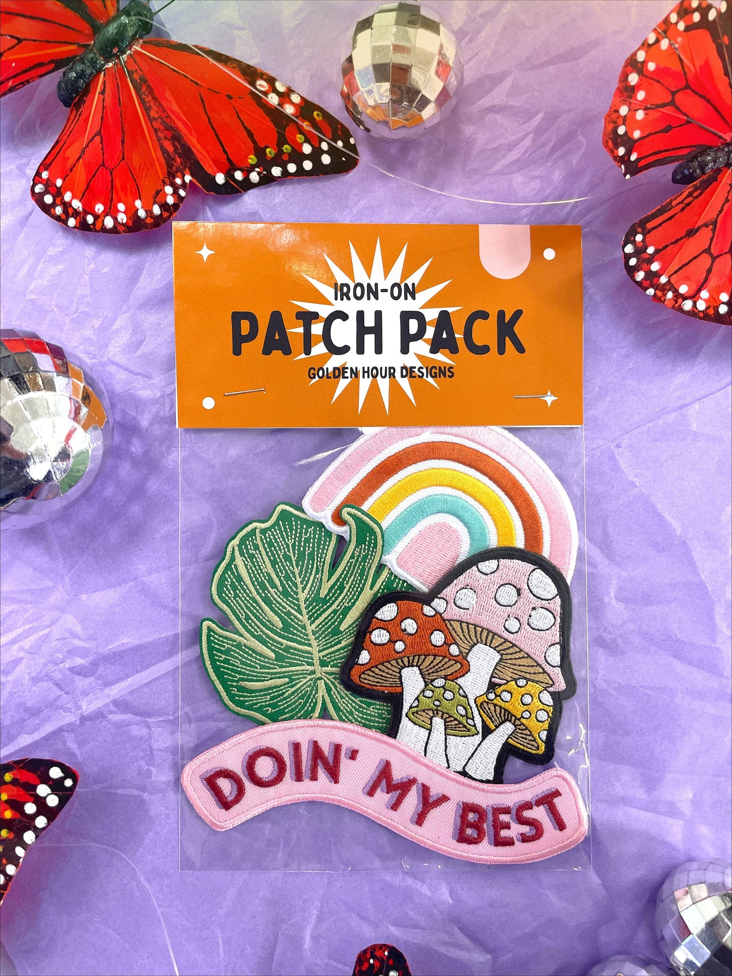 Monstera Leaf Iron-On Patch