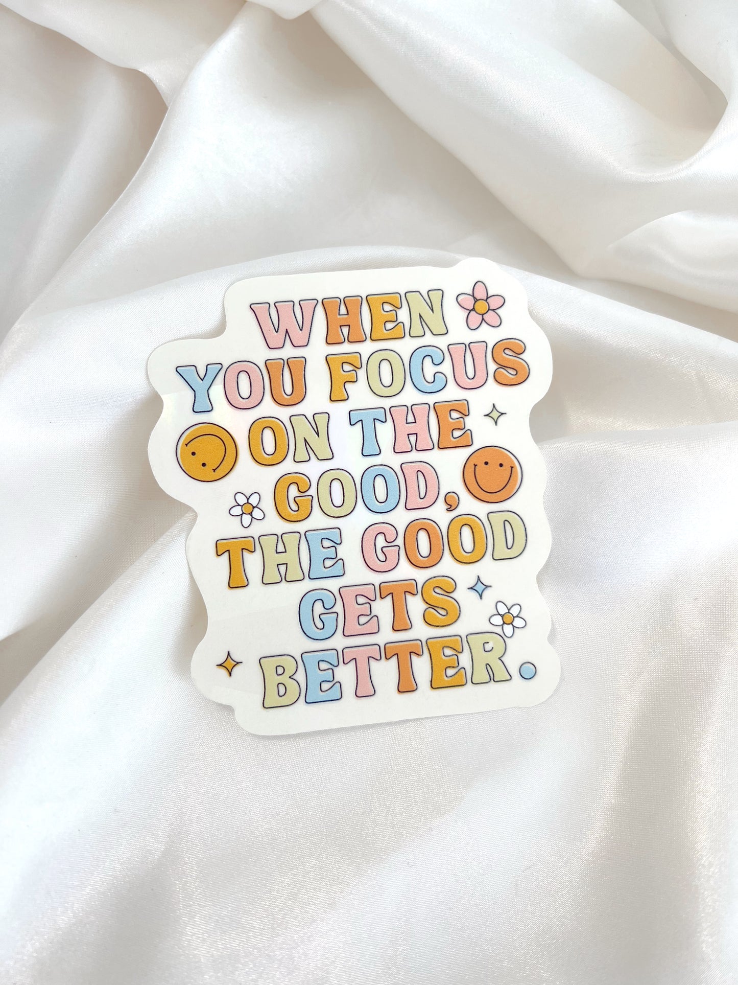When You Focus On The Good Suncatcher