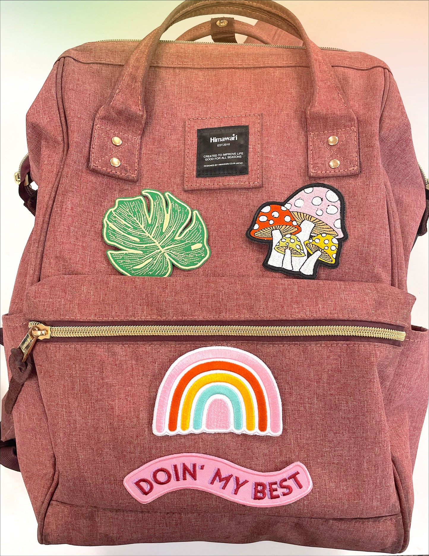 Rainbow Iron-On Patch