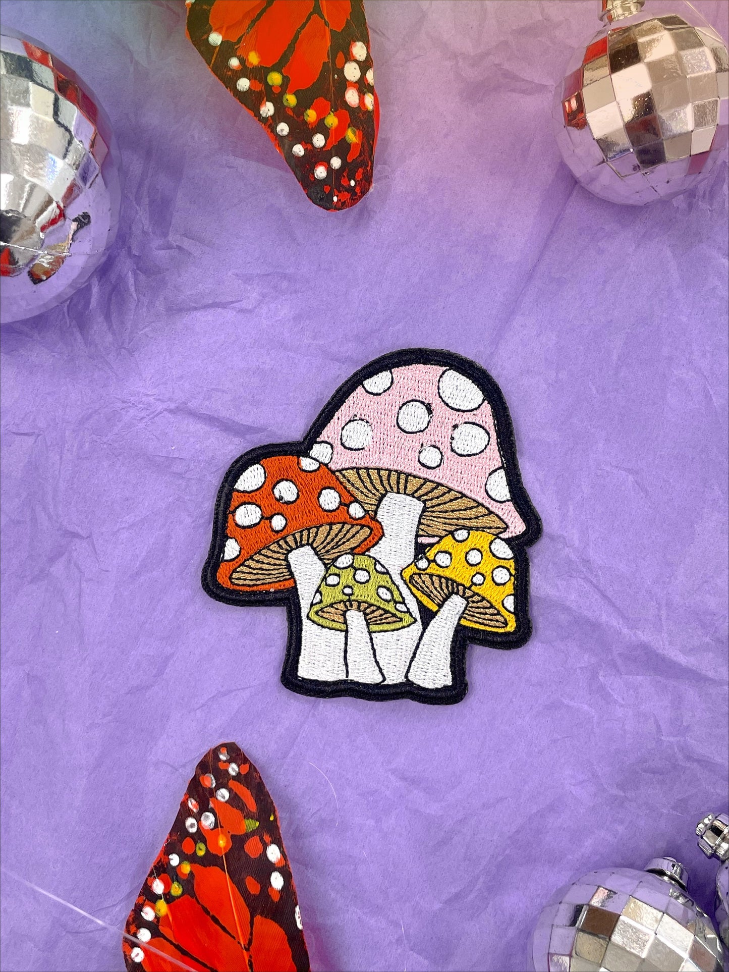 Mushroom Iron-On Patch