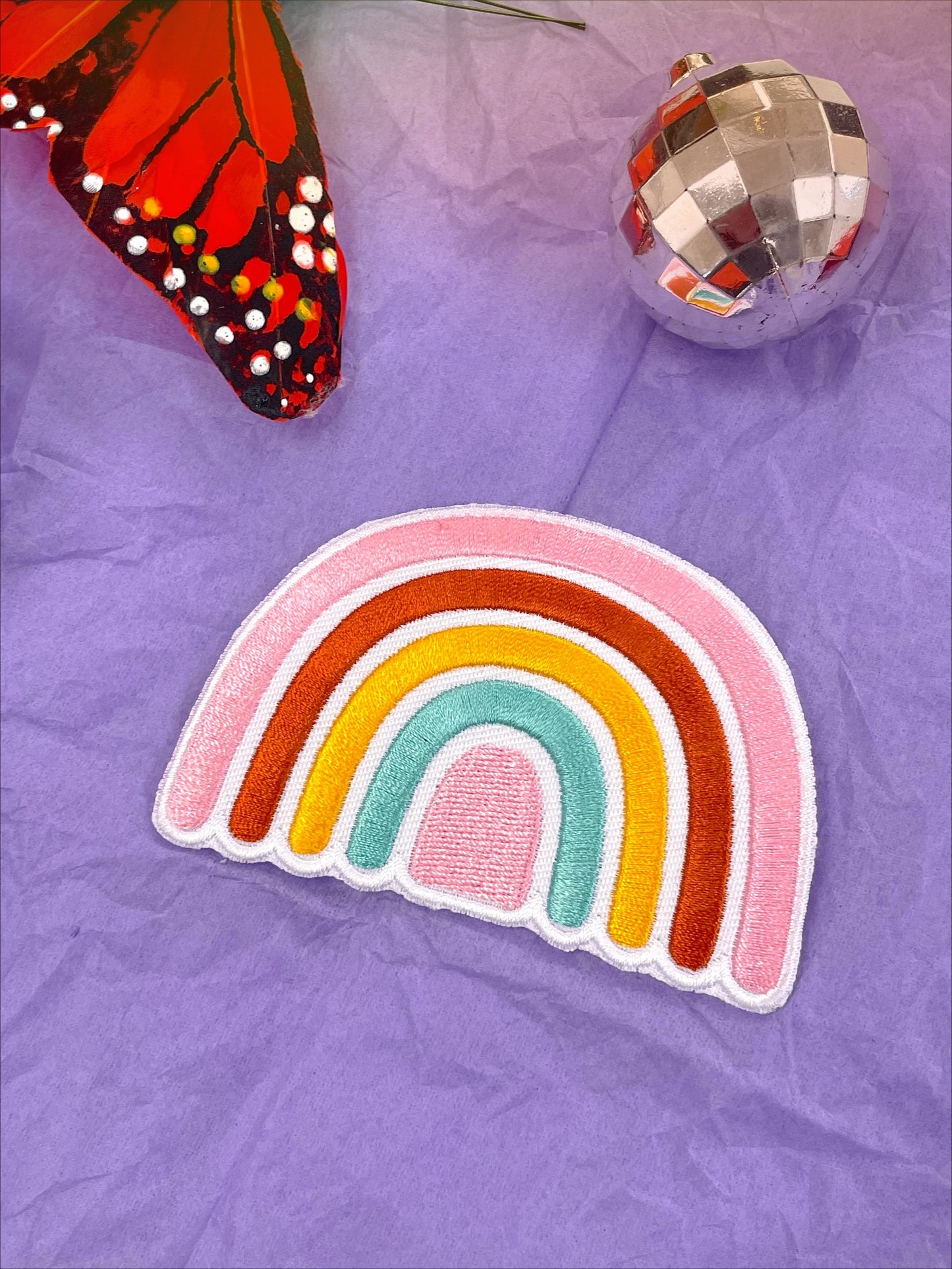 Rainbow Iron-On Patch