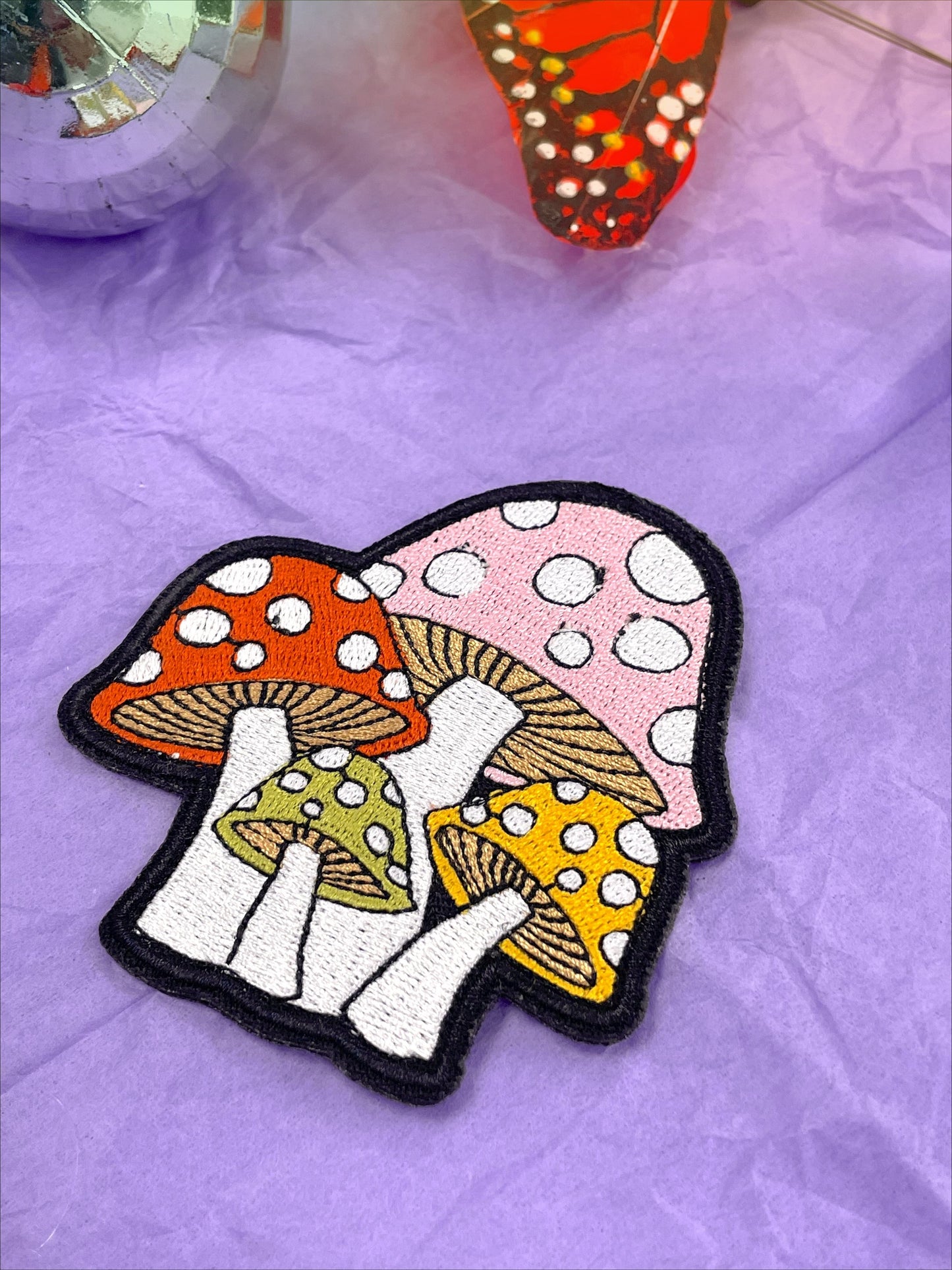 Mushroom Iron-On Patch