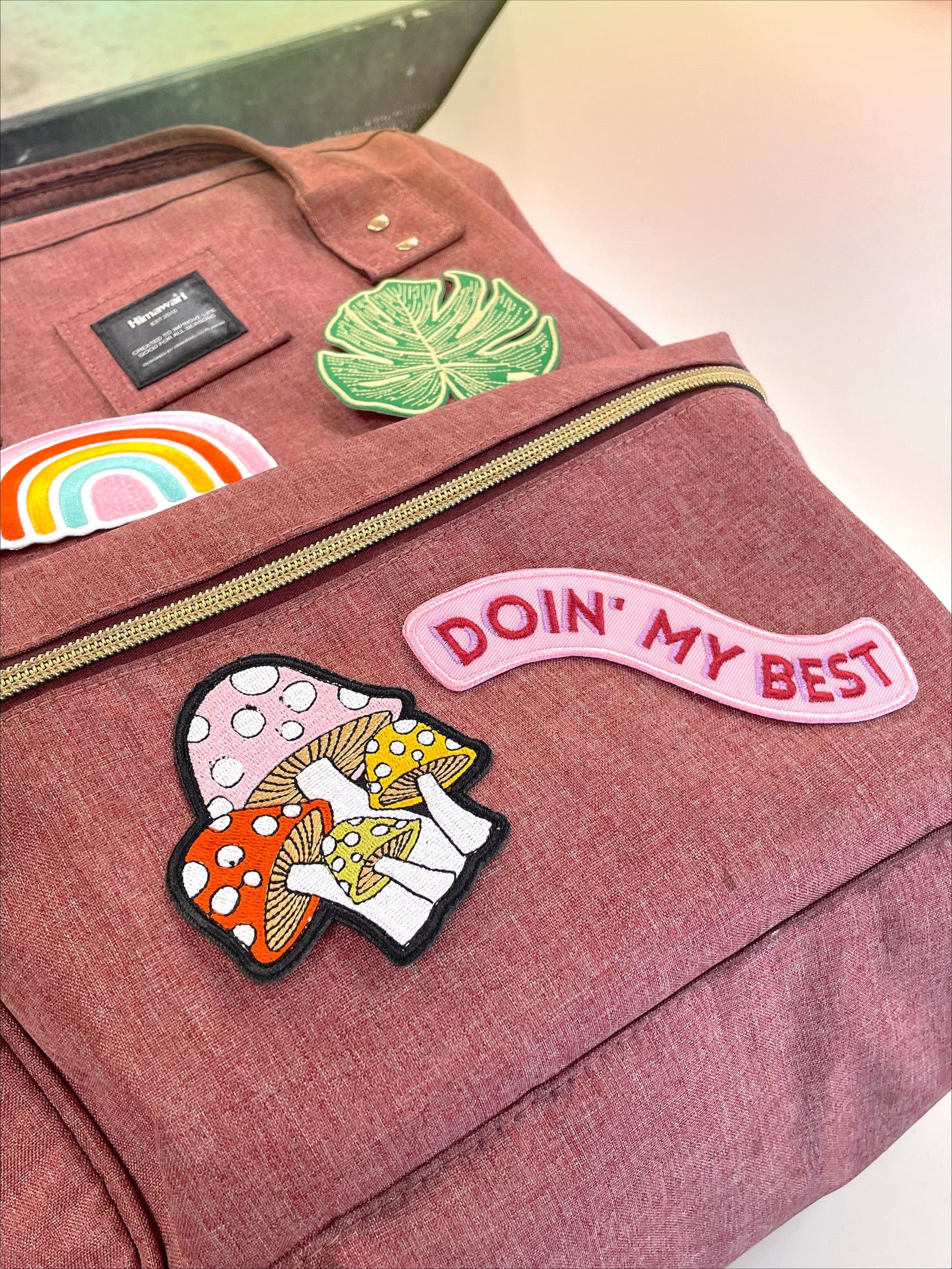 Mushroom Iron-On Patch