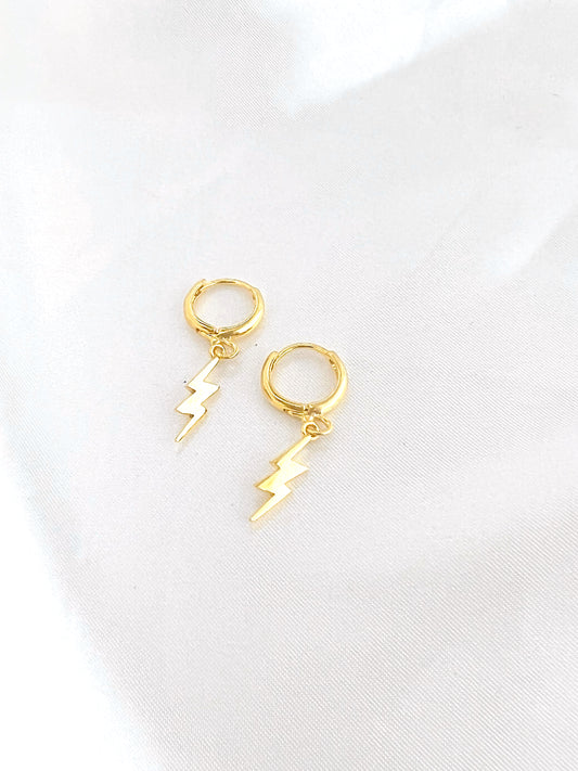 Gold Lightning Bolt Huggies