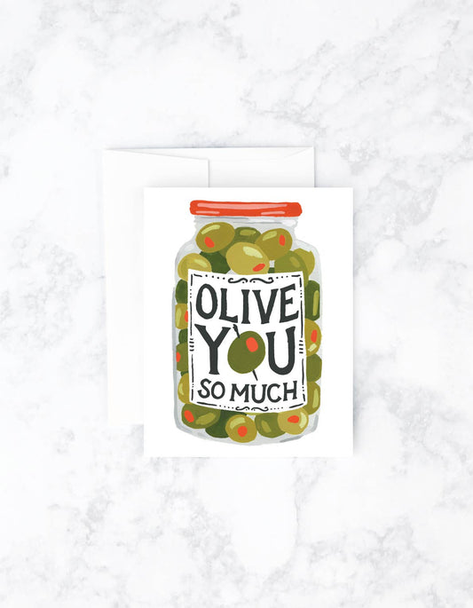 Olive You Card