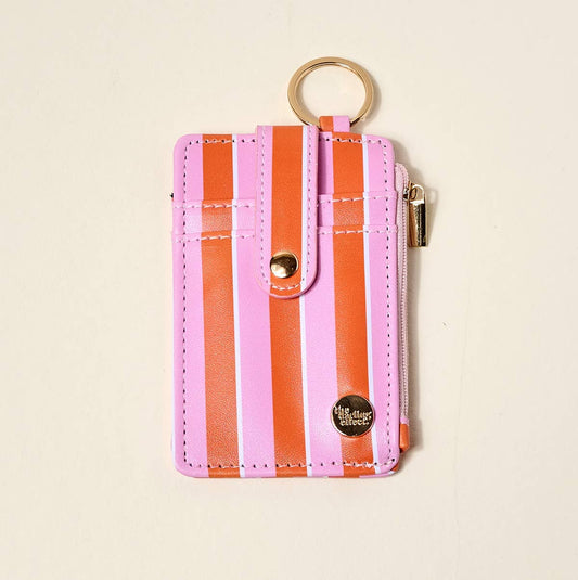 Keychain Wallet – Sicily Stripes