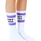 "Dog Mom" Classic Crew Socks