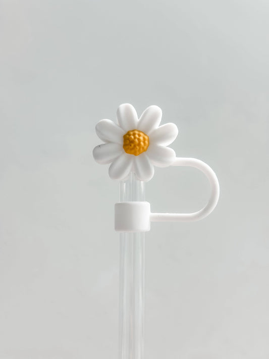 White Sunflower Straw Cover