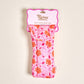Puffy Sunglasses Case–Poppin' Petals Hot Pink