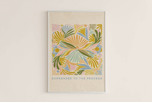 Surrender To The Process - Art Print