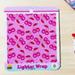 Pink Disco Cherries Vinyl Lighter Wrap