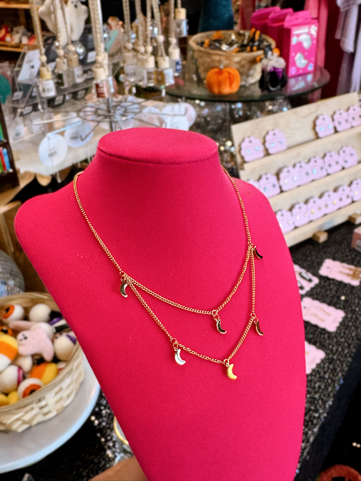Double Eclipse Necklace