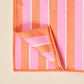 Sicily Stripes Pink Tea Towel