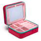 Strawberry Season Velvet Jewelry Zip Case