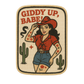 Giddy Up, Babe! Sticker