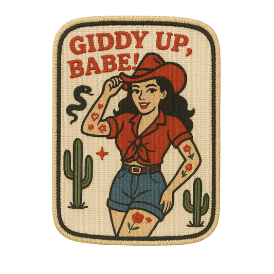 Giddy Up, Babe! Sticker