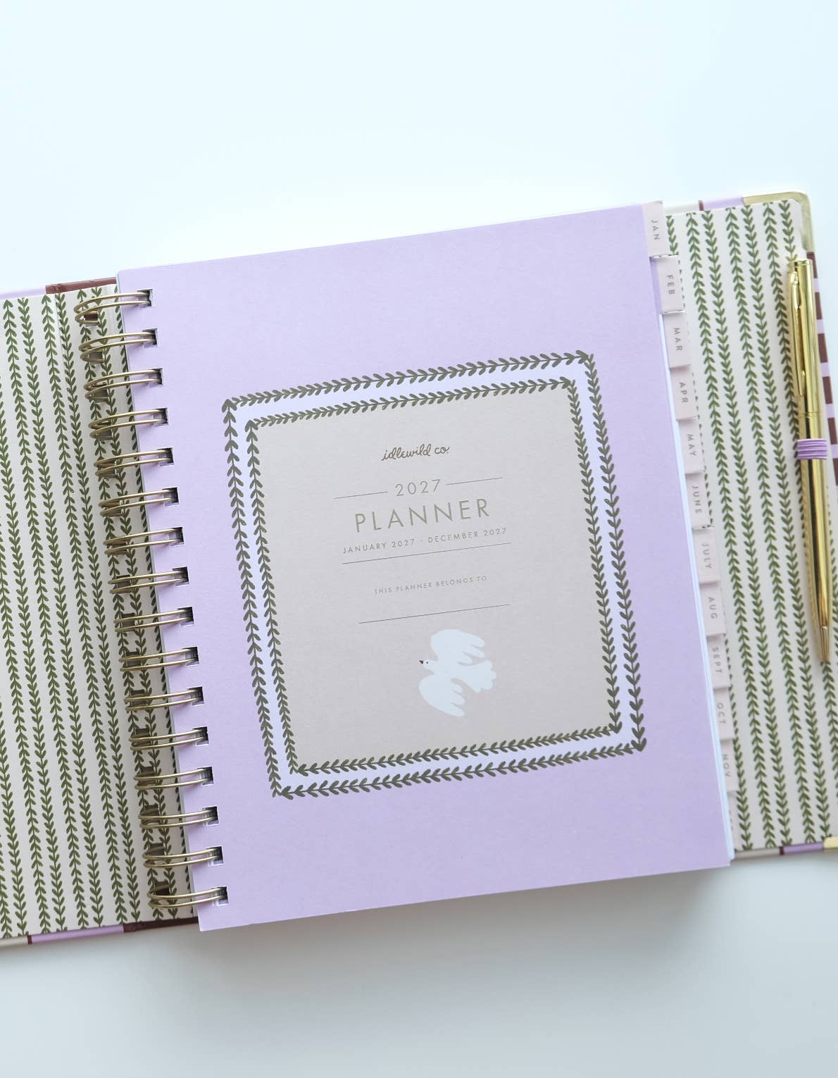 2027 Folk Art Print Planner