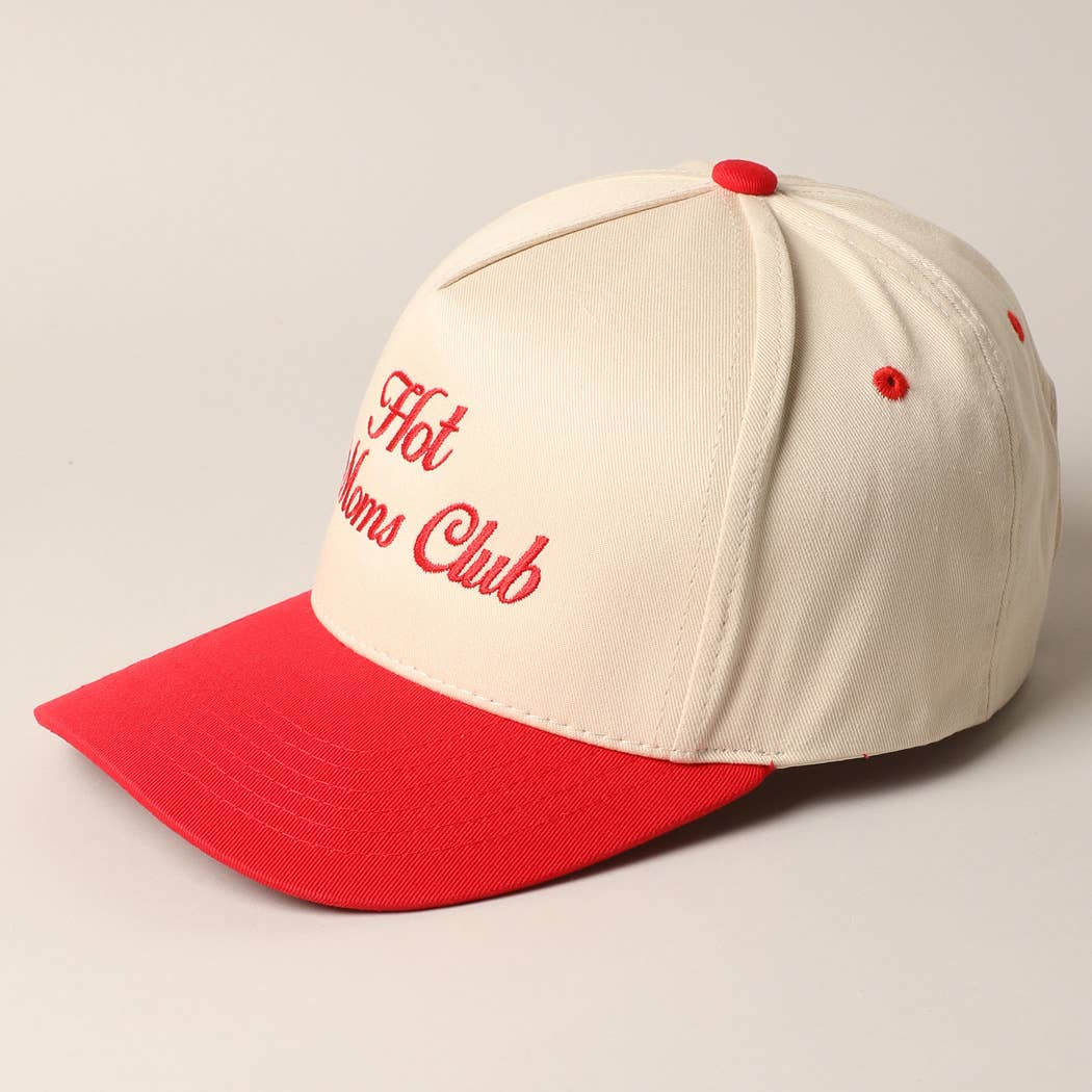 Hot Moms Club Embroidered Hat