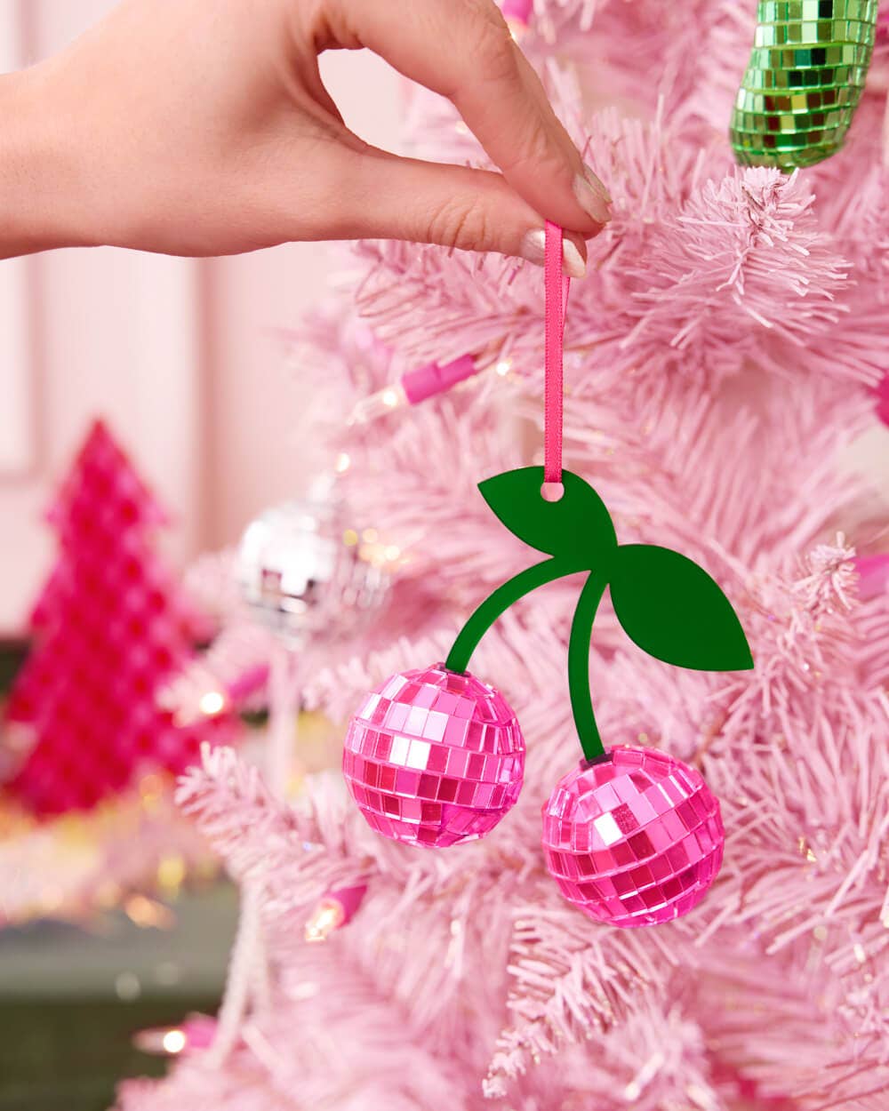 Disco Cherries Ornament