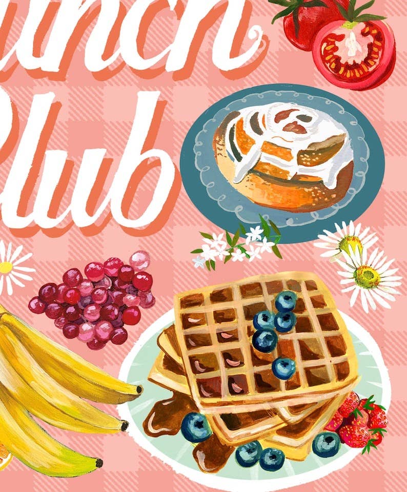 Brunch Club Art Print