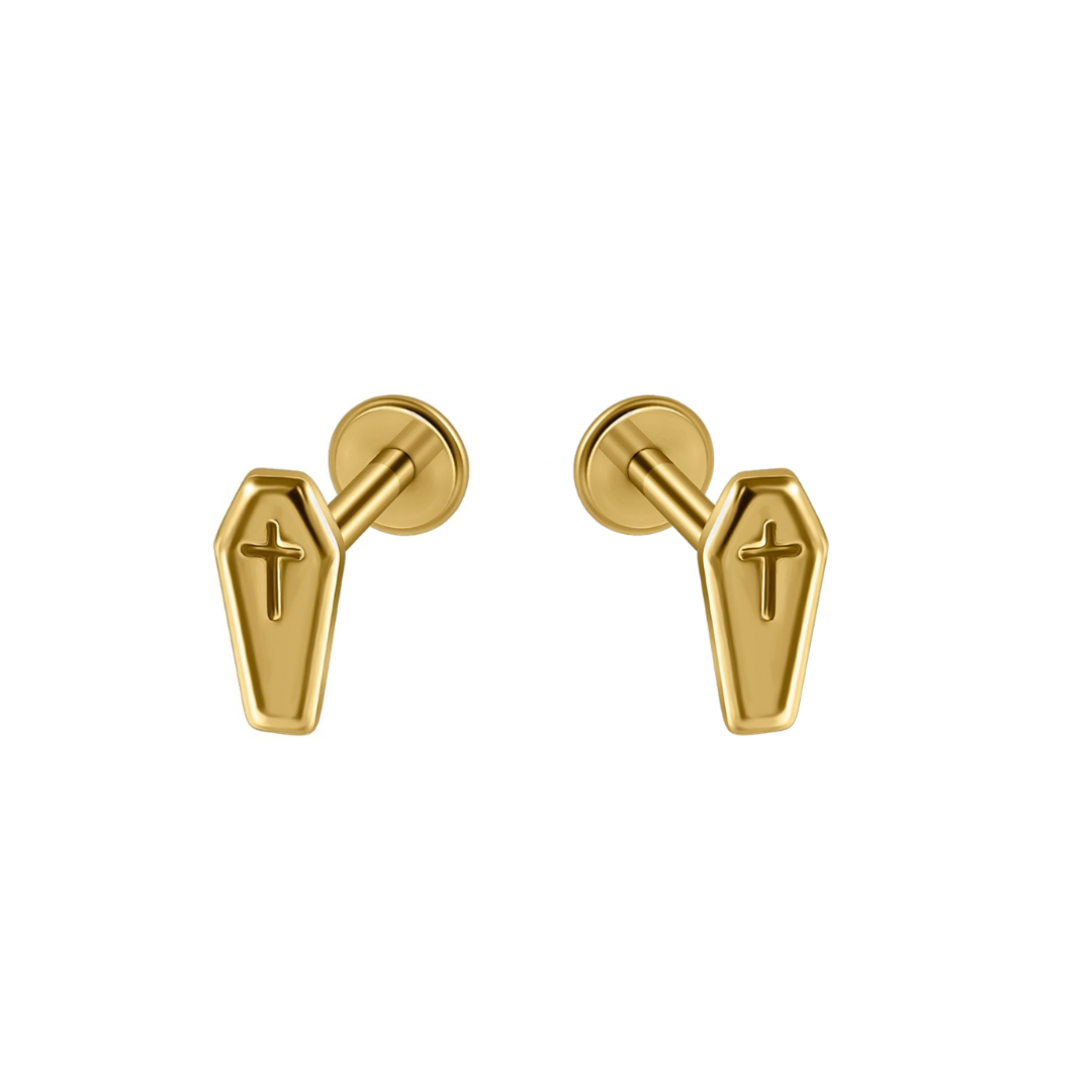 Til Death Flat-back Stud (Single or Pair)