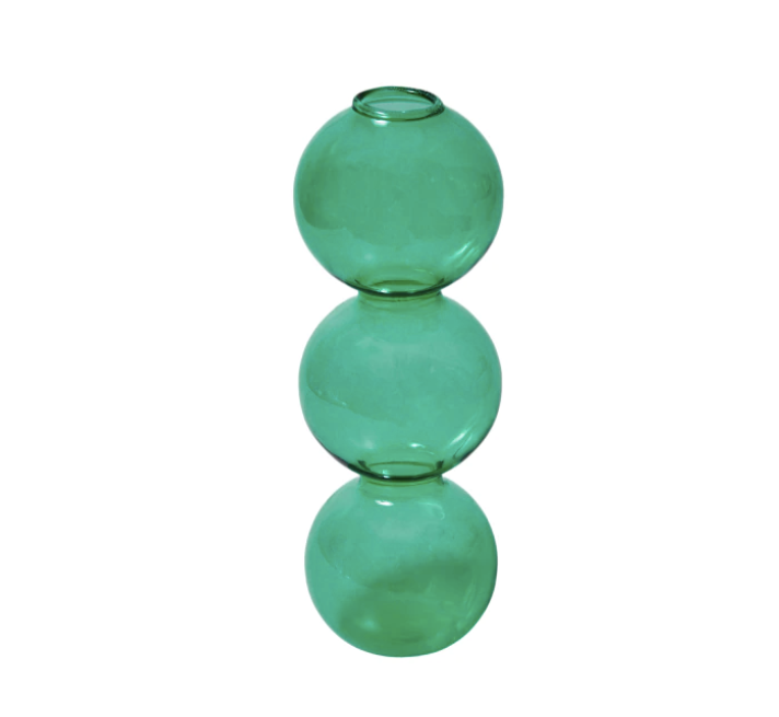 Bubble Shape Glass Vase