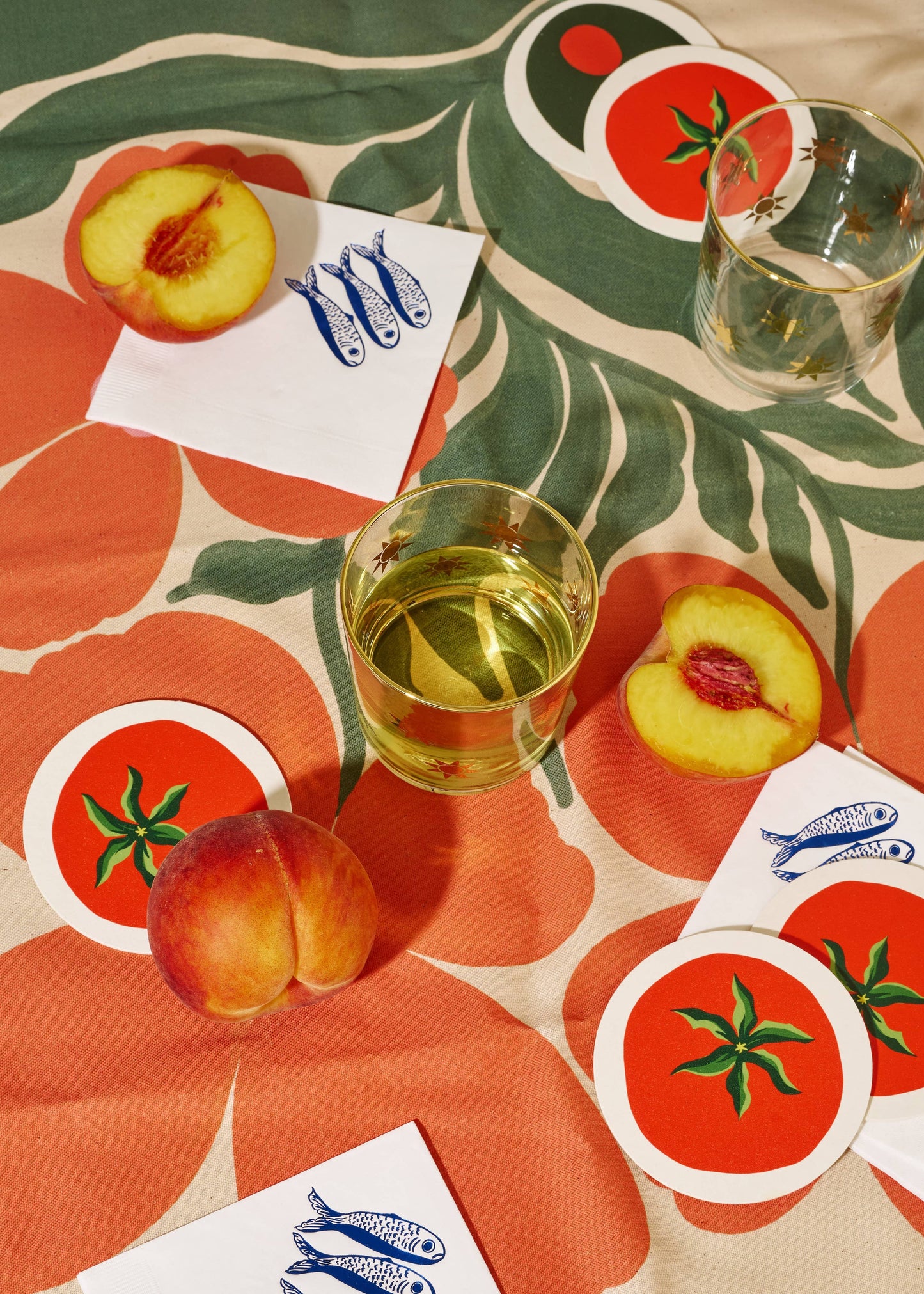 Tomato Coasters - Set of 4