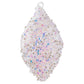 Iridescent Confetti Glass Clear Ornament