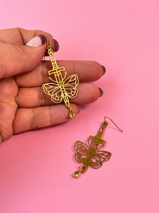 Moth Dagger Dangles