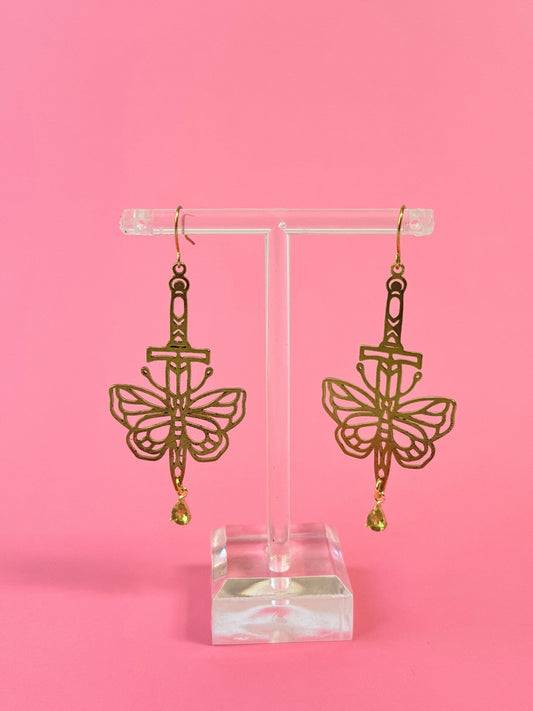 Moth Dagger Dangles