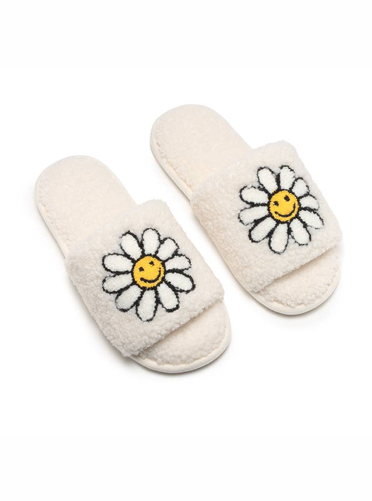 Smiling Daisies Indoor / Outdoor Slide Slippers