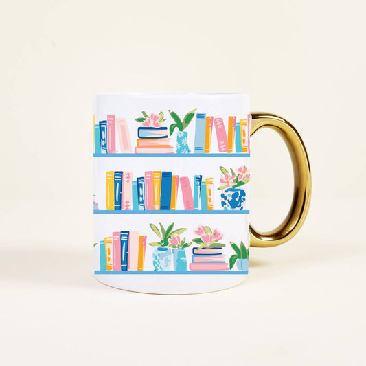 Book Shelfie Ceramic Mug